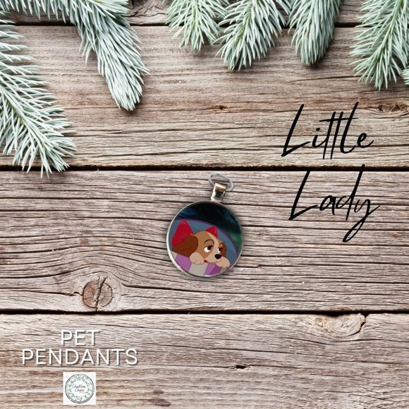 Disney Lady and the Tramp-Pet Tag "Little Lady", Tag accessory for pet collar - Picture 1 of 2